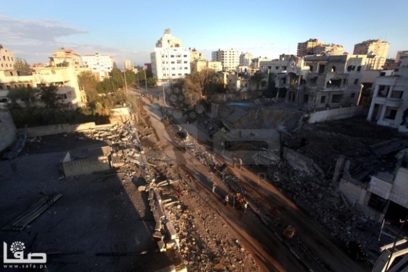 Nov 15, 2012 - Gaza under attack israel - Photo by Safa