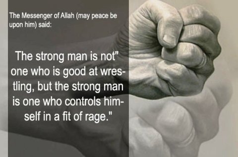Image result for hadith anger